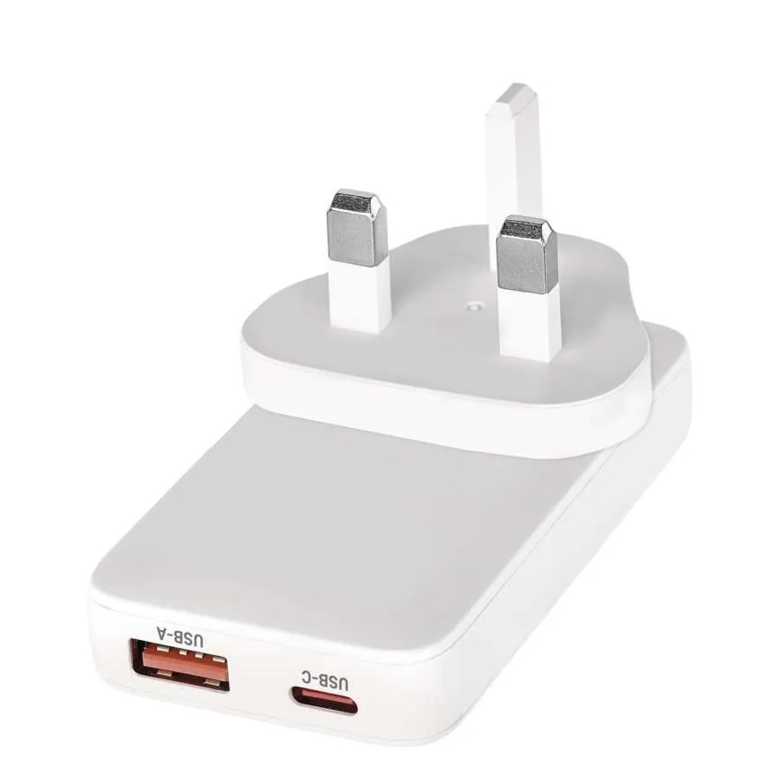 Potovalni adapter z zamenljivimi USB-nastavki GaN 100-250V