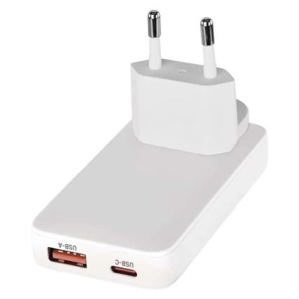 Potovalni adapter z zamenljivimi USB-nastavki GaN 100-250V