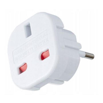 Potovalni adapter za UK-EU vtičnico