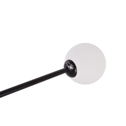 Površinsko pritrjen stropni lestenec DORADO 6xG9/28W/230V črn