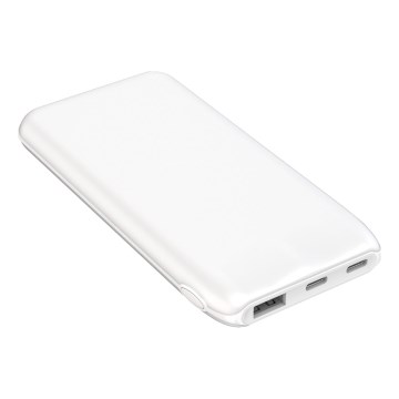 Power Bank 10000 mAh 10W Power Delivery 2xUSB-C + 1xUSB-A bela