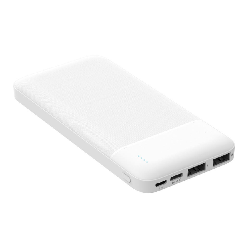 Power Bank 10000 mAh 3,7V bela