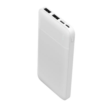 Power Bank 10000 mAh 3,7V bela