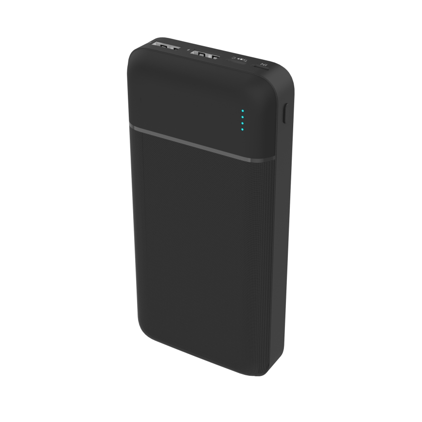 Power Bank 20000 mAh 3,7V črna