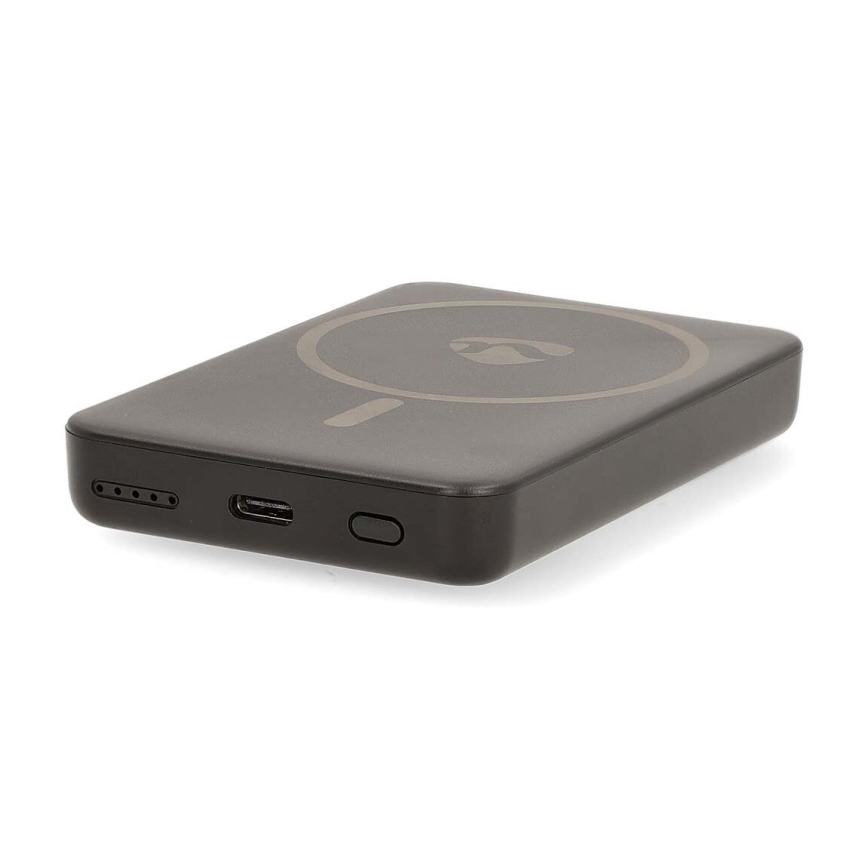 Power Bank 2v1 MagSafe 5000 mAh črna