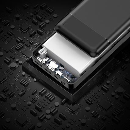 Power Bank 30000 mAh 3,7V črna