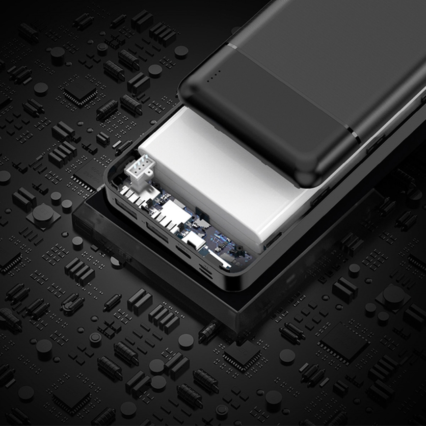 Power Bank 30000 mAh 3,7V črna
