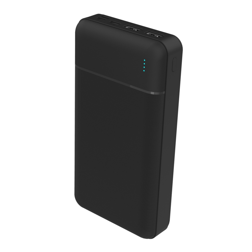 Power Bank 30000 mAh 3,7V črna