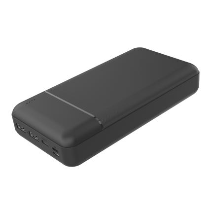 Power Bank 30000 mAh 3,7V črna