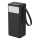 Power Bank 40000 mAh 65W Power Delivery 2xUSB-A + 2xUSB-C z LED Baterijska svetilka s kaveljčkom in magnetom in USB-C kabel 1m črna