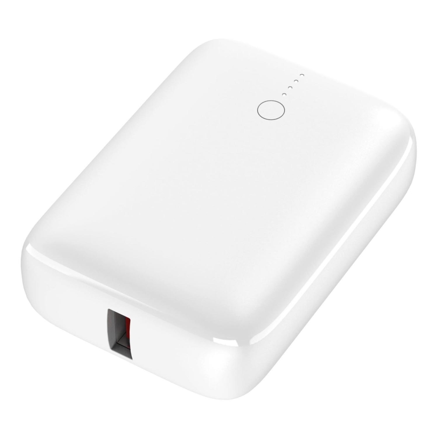 Power Bank Power Delivery Compact 10000 mAh/22,5W/3,7V bela