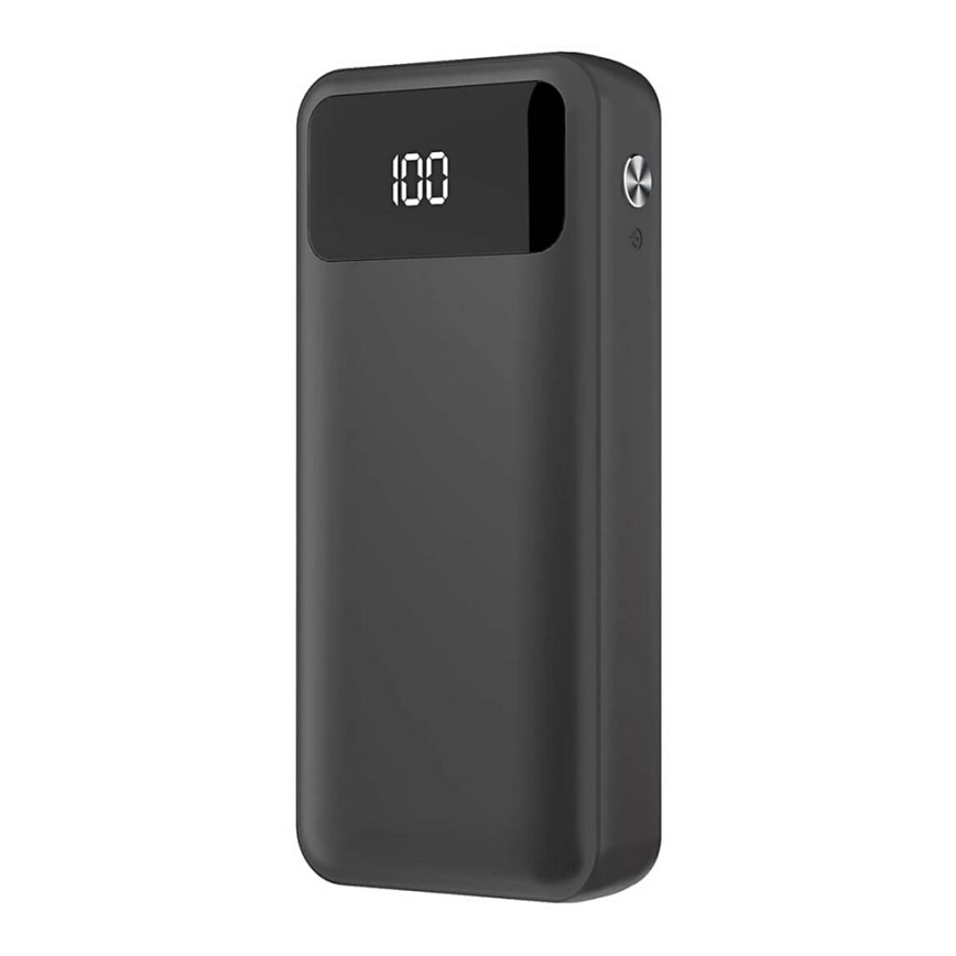 Power Bank z zaslonom 10000mAh/3,7V črna