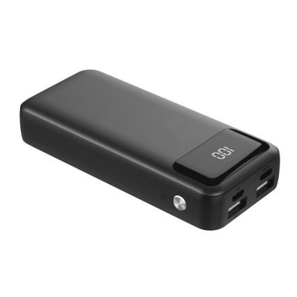 Power Bank z zaslonom 10000mAh/3,7V črna