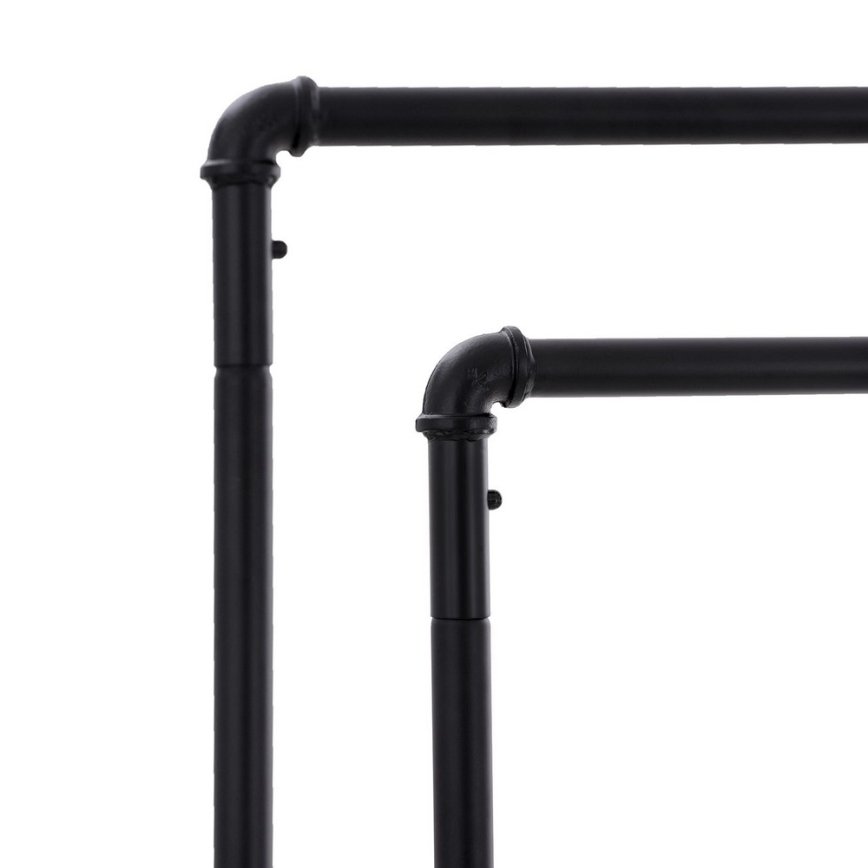 Premični obešalnik LINEA črne barve