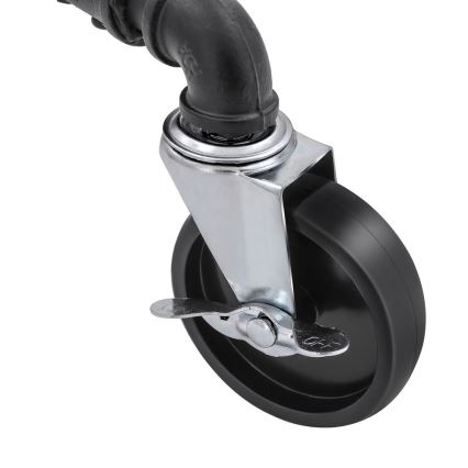 Premični obešalnik LINEA črne barve