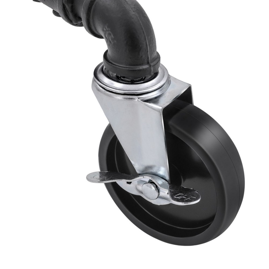 Premični obešalnik LINEA črne barve