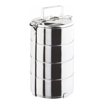 Prenosna posoda za hrano TORO, 4 l, iz nerjavečega jekla