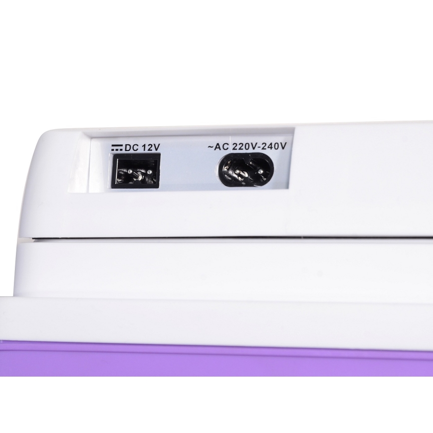 Prenosni avto hladilnik 23 l 55W/12V/230V vijolična/bela