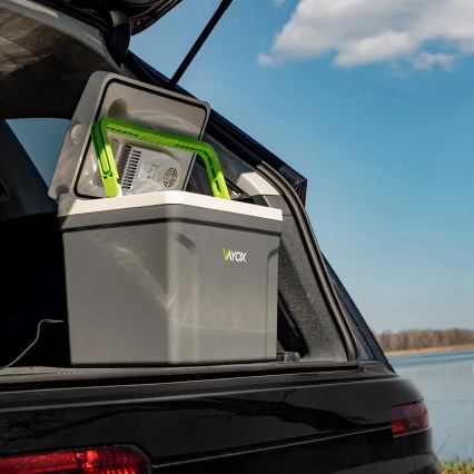 Prenosni avto hladilnik s funkcijo ogrevanja 27 l 230V/12V/24V siva