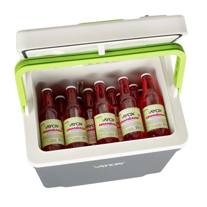Prenosni avto hladilnik s funkcijo ogrevanja 27 l 230V/12V/24V siva