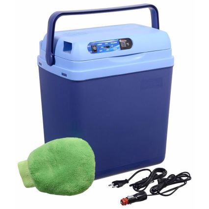 Prenosni hladilnik z zaslonom 48W/230/12V 25 l moder