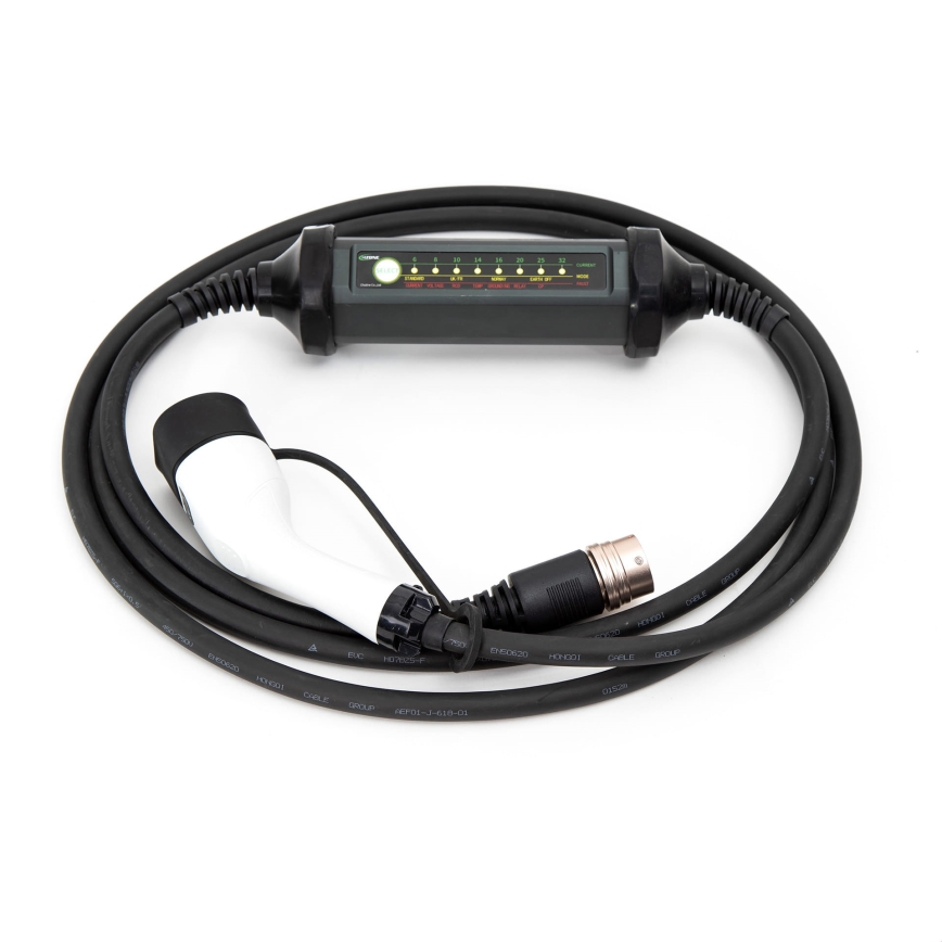 Prenosni polnilec za električne avtomobile z 4 adapterji Tip 2 32A/480V 22kW 5m IP67