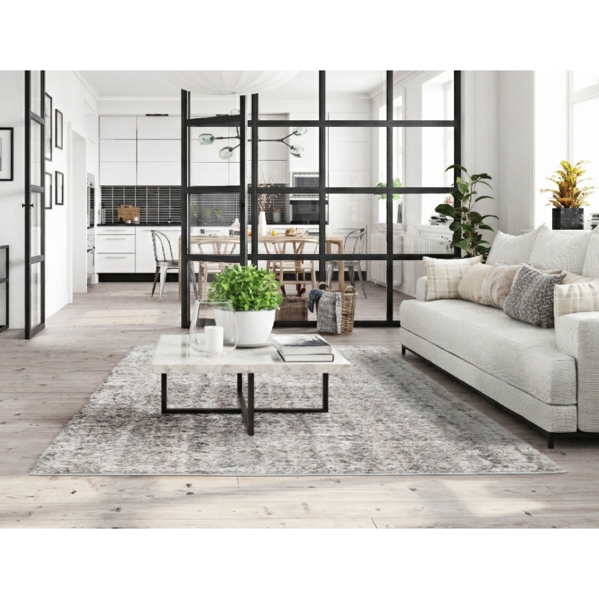 Preproga BILBAO SHAGGY 80x150 cm siva/antracit