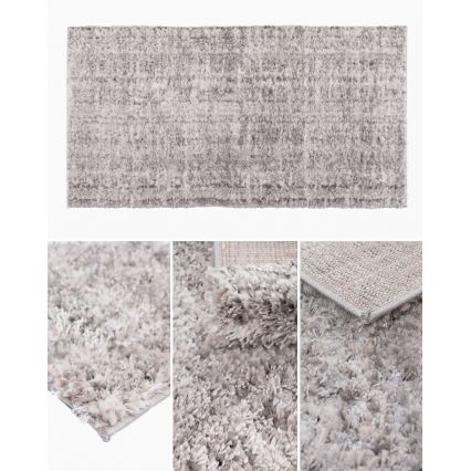 Preproga BILBAO SHAGGY 80x150 cm siva/antracit