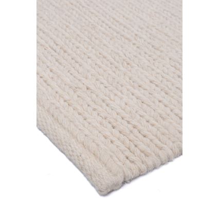 Preproga FIR WOOL 160x230 cm 2600 g/m2 kremna/naravna