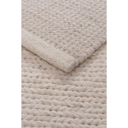 Preproga FIR WOOL 160x230 cm 2600 g/m2 kremna/naravna