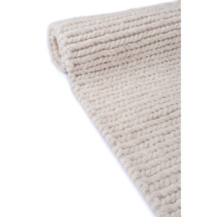 Preproga FIR WOOL 160x230 cm 2600 g/m2 kremna/naravna
