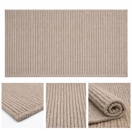 Preproga FIR WOOL 200x300 cm 2600 g/m2 bež/naravna