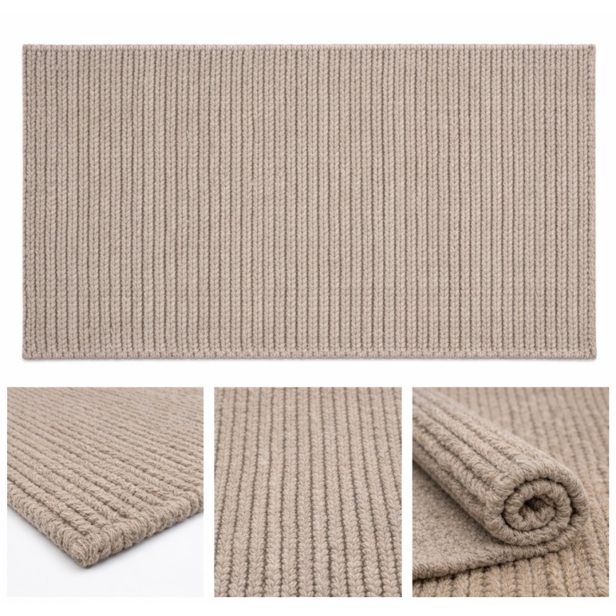 Preproga FIR WOOL 200x300 cm 2600 g/m2 bež/naravna