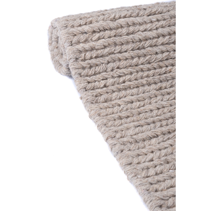 Preproga FIR WOOL 200x300 cm 2600 g/m2 bež/naravna