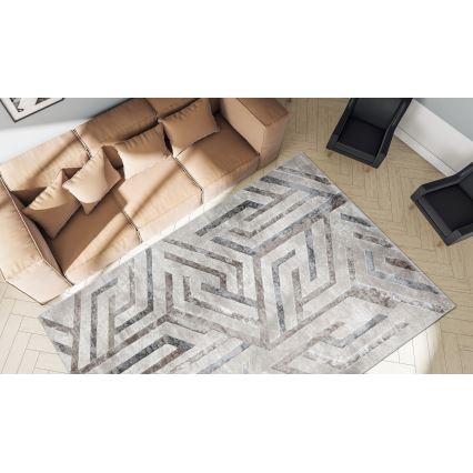 Preproga GRECE 120x170 cm 2150 g/m2 bež/siva