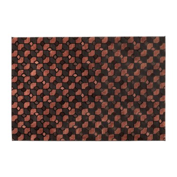 Preproga MOCCA 200x280 cm rjava/rdeča