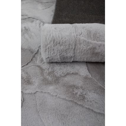 Preproga RABBIT 3D 120x170 cm siva