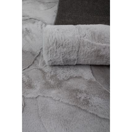 Preproga RABBIT 3D 80x150 cm siva