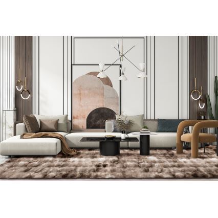 Preproga RABBIT BUBBLE 160x230 cm rjava