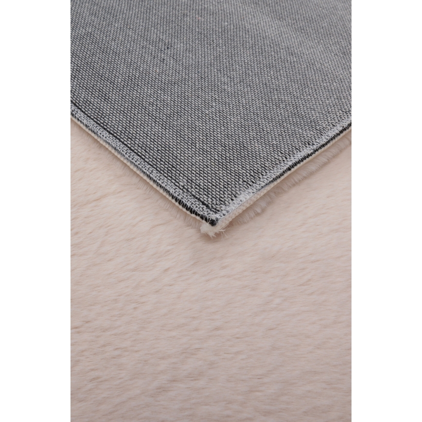 Preproga RABBIT-ROSA NEW 80x150 cm 2000 g/m² kremna