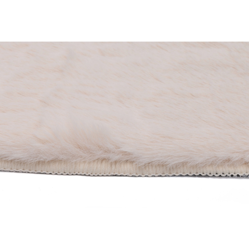 Preproga RABBIT-ROSA NEW 80x150 cm 2000 g/m² kremna