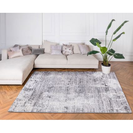 Preproga SALAMANCA 120x170 cm siva/bela