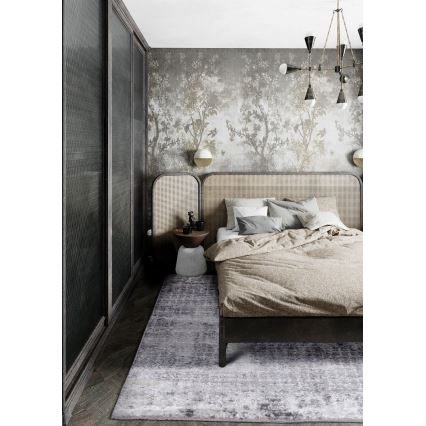 Preproga SALAMANCA 120x170 cm siva/bela