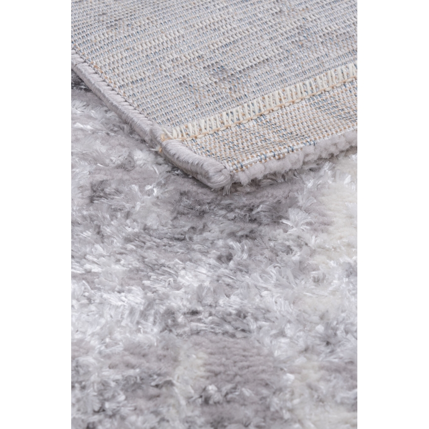 Preproga SALAMANCA 120x170 cm siva/bela