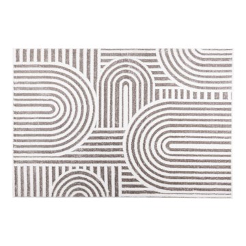 Preproga SALAMANCA 200x280 cm siva/bela