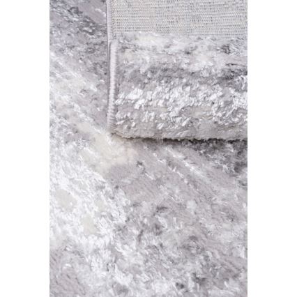 Preproga SALAMANCA 67x120 cm siva/bela