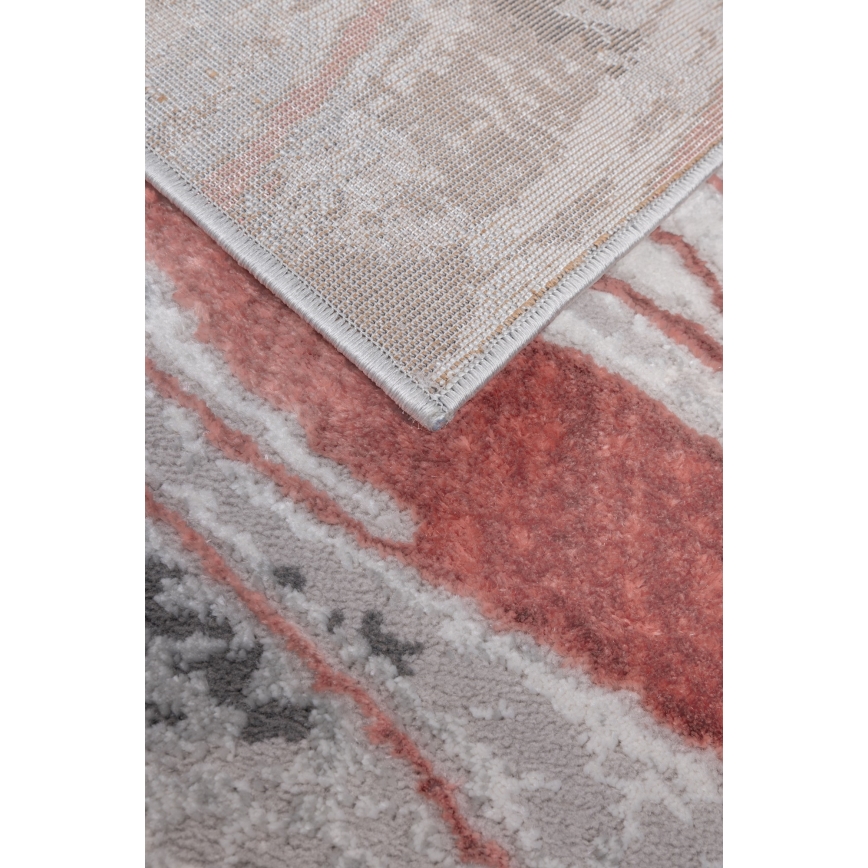Preproga STONE 160x220 cm rožnata/siva
