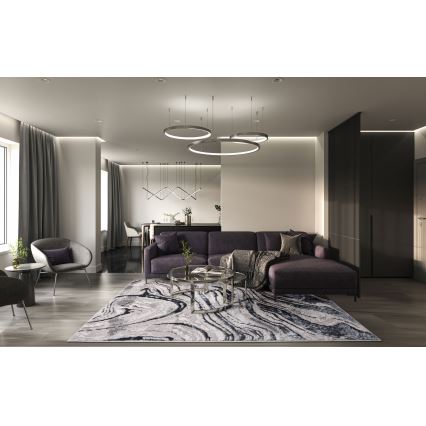 Preproga STONE 80x140 cm siva/antracit