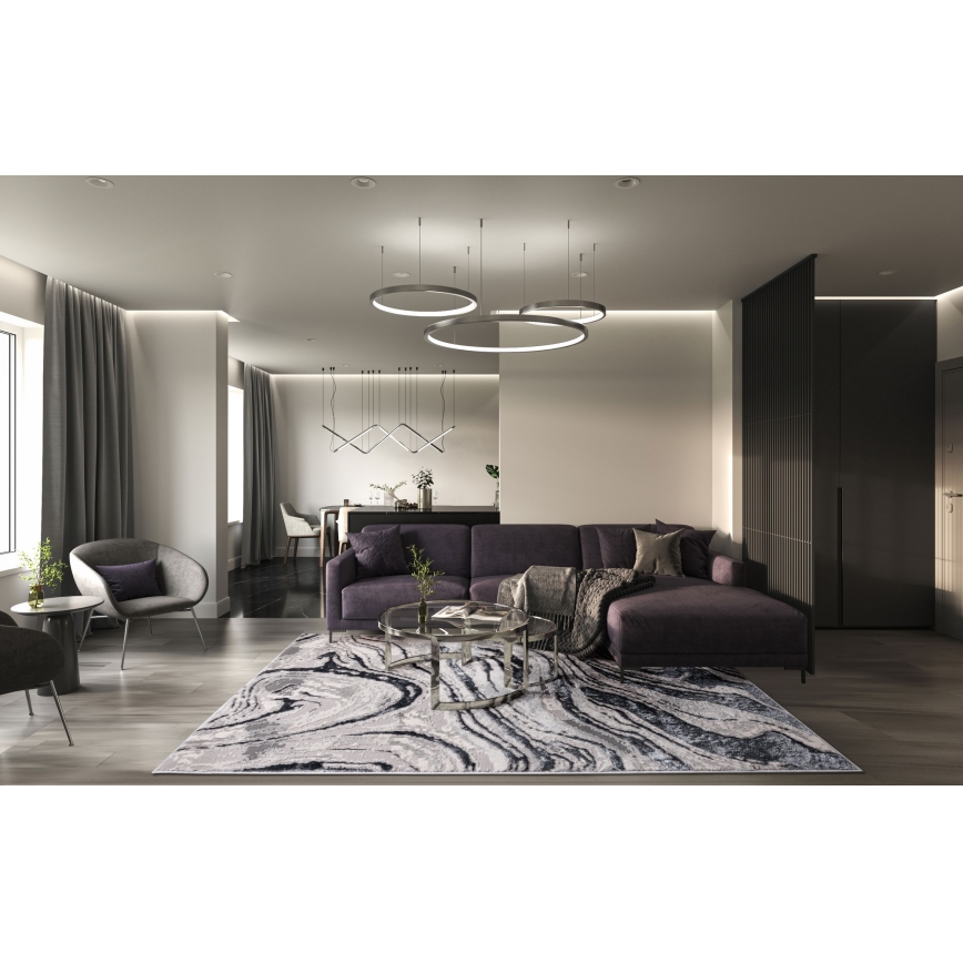 Preproga STONE 80x140 cm siva/antracit
