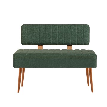 Prešita klop VINA 85x105 cm zelena/bor atlantic